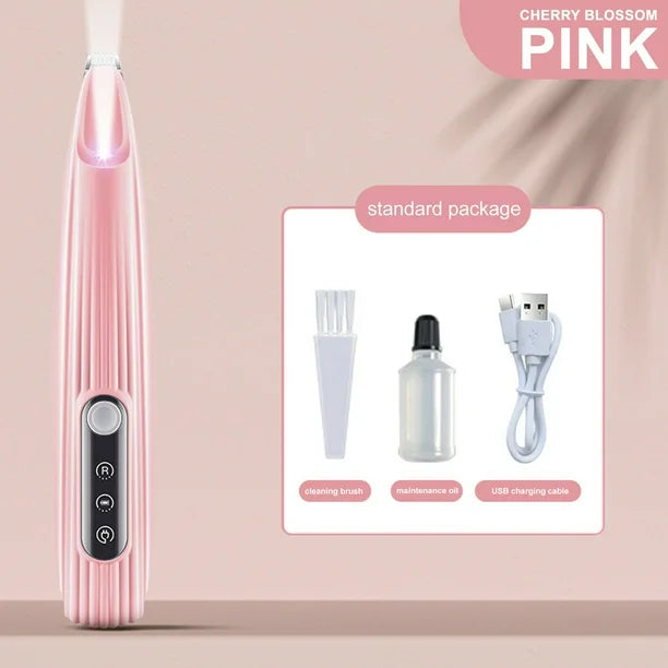 paw trimmer with led light & display 2025