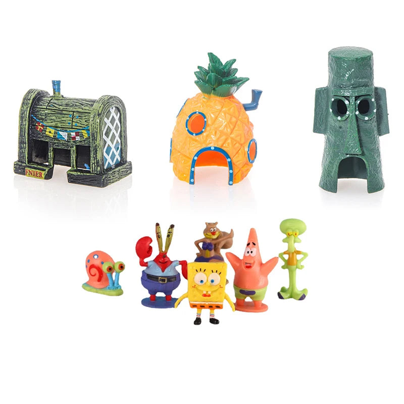 spongebob fish tank decoration