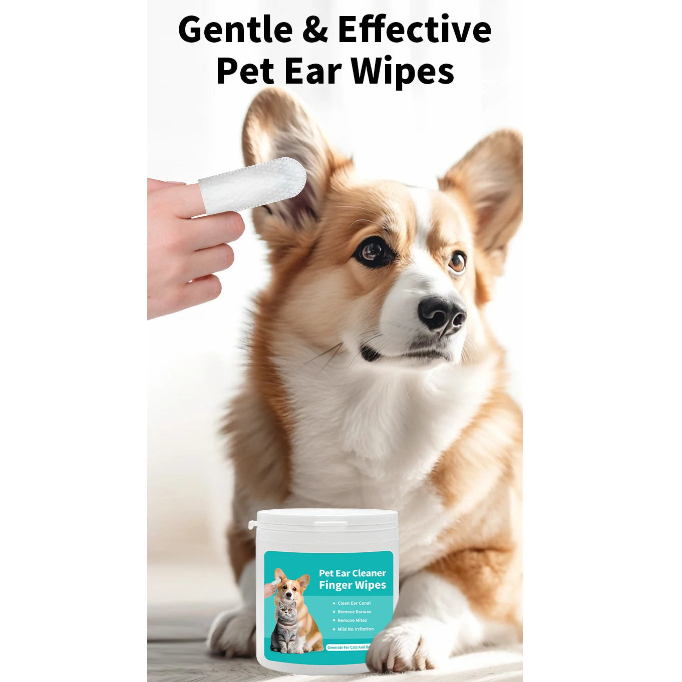 pawsome pet ear cleaning wipes