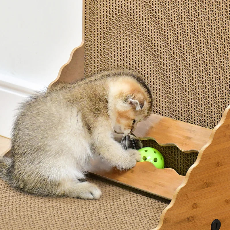 vertical cat scratching board