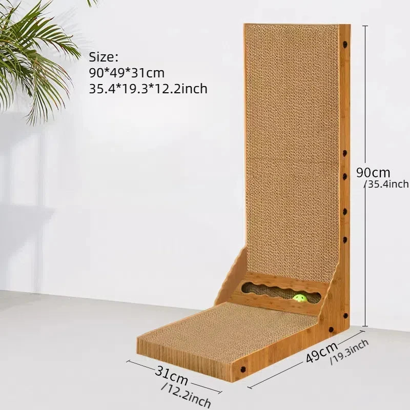vertical cat scratching board