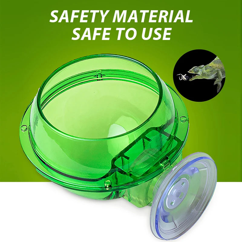 reptile anti-escape live insect feeder bowl