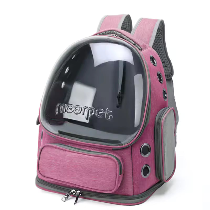 transparent pet cat carrier bag