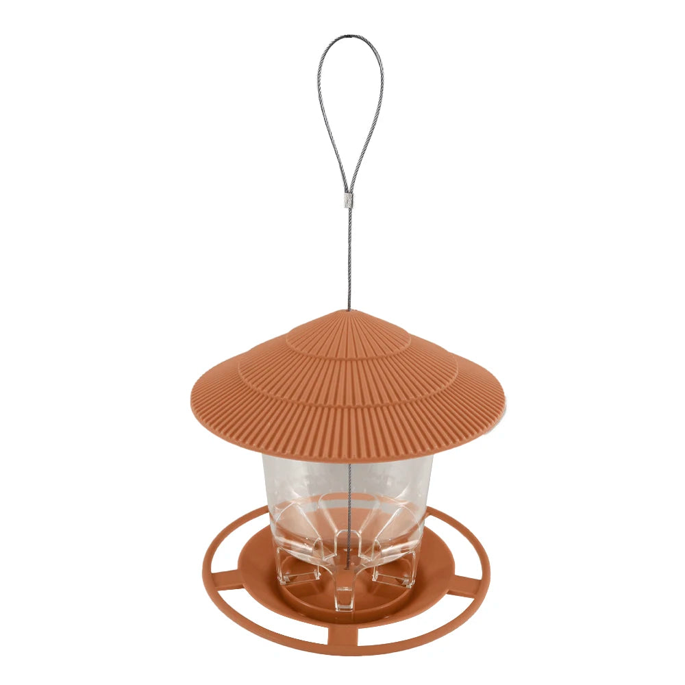 hanging window bird feeder house