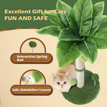 Tall Palm Tree Cat Scratching Post