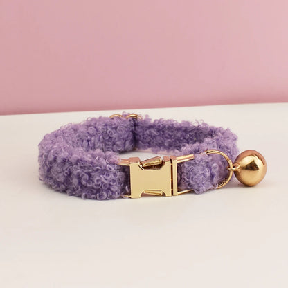 Teddy Cat Collar with Custom Name Plate