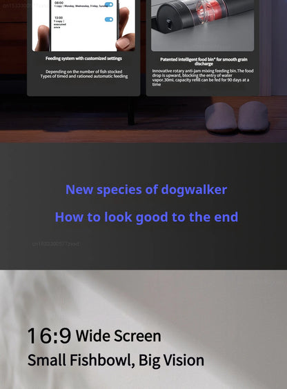 Smart Fish Tank-  APP Mobile Controlled