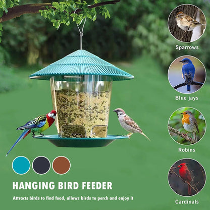 Hanging Window Bird Feeder House