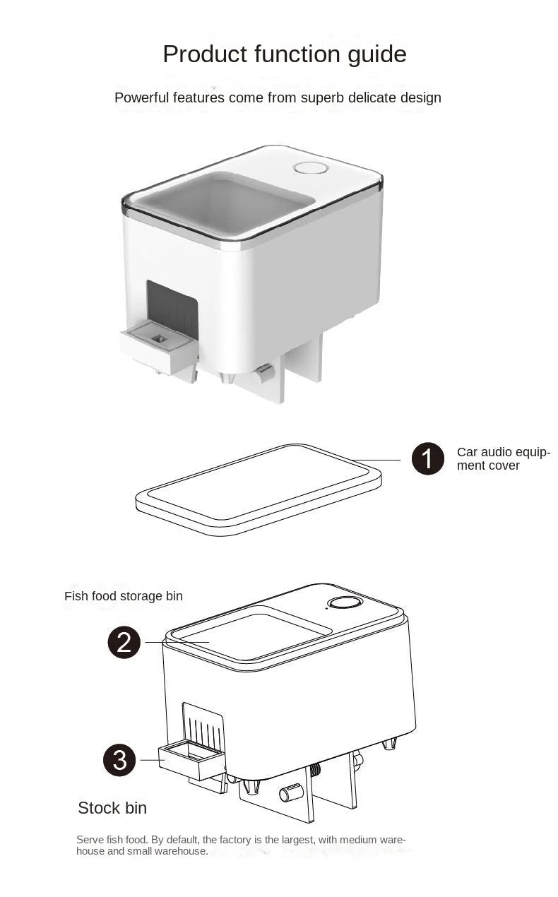 wifi automatic fish feeder