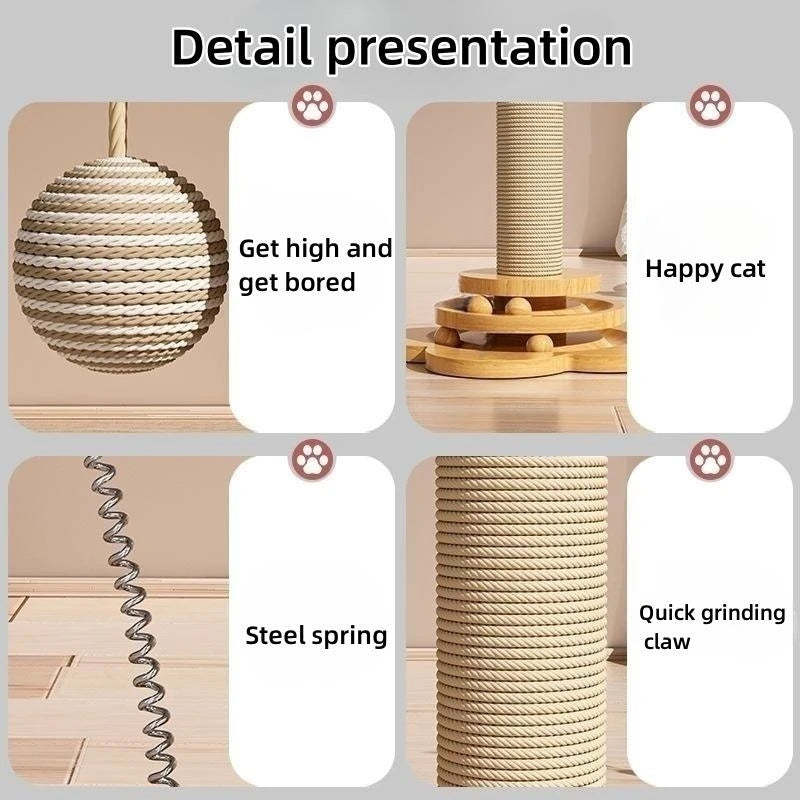 solid wood cat turntable scratching board