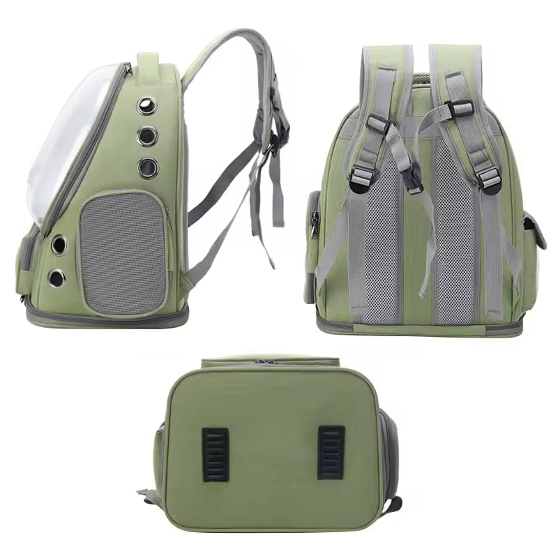 transparent pet cat carrier bag