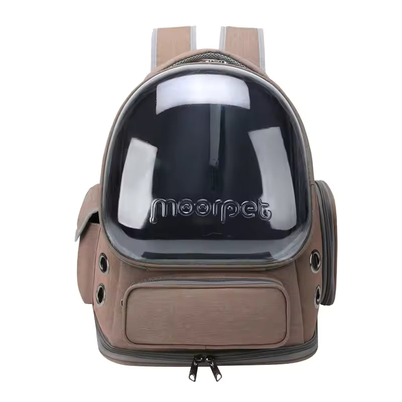 transparent pet cat carrier bag